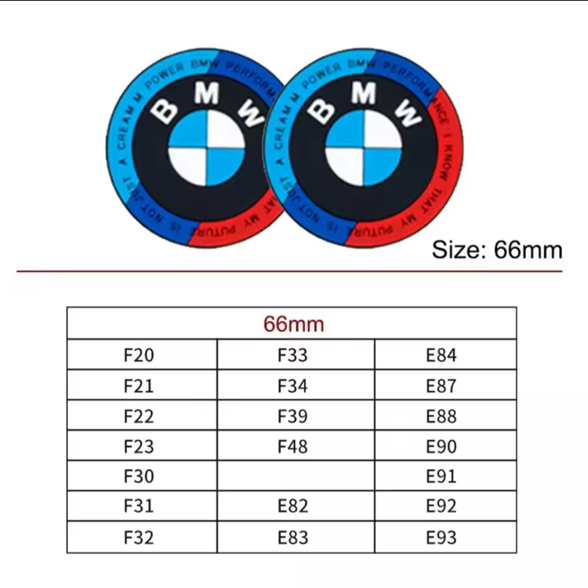 2 Pieces Coaster Cup Pad For BMW F & G Series Cars
