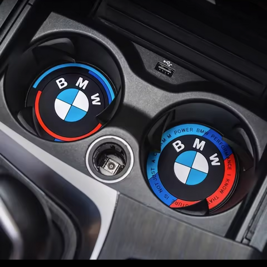 2 Pieces Coaster Cup Pad For BMW F & G Series Cars